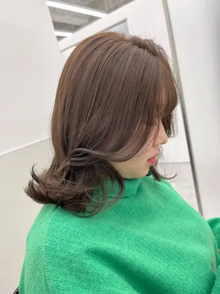 ミディアム カラー GO TODAY SHAiRE SALON 町田店所属・🫧大森 知夏🫧のヘアスタイル