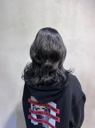 ミディアム カラー ヘアアレンジ 🫧艶髪矯正 髪質改善🫧 大介のヘアスタイル