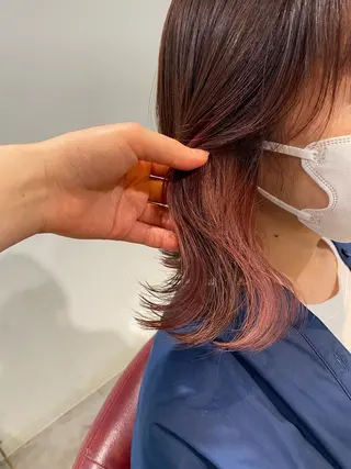 ミディアム GO TODAY SHAiRE SALON 原宿Stella店所属・𓍯柔らかhair 𓍯 yukinoのヘアスタイル