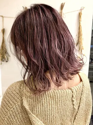 ミディアム カラー 学割 悟 韓国風艶髪縮毛矯正のヘアスタイル