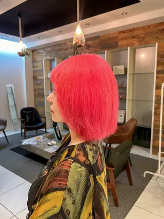 ショート カラー 髪質改善/ストレート パーマ長久手/ひかるのヘアスタイル