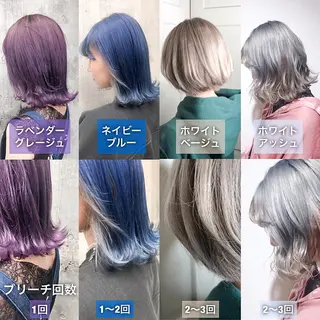 カラー XYZ新宿所属・⭐️DAIKI⭐️ ハイトーン/髪質改善のヘアスタイル