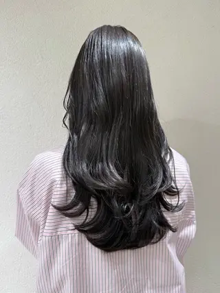 ロング カラー 赤みなし透明感カラー /🦋sayu🦋のヘアスタイル