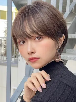 ショート パーマ i.Ehime所属・VIEW EHIME 齋藤  あつきのヘアスタイル