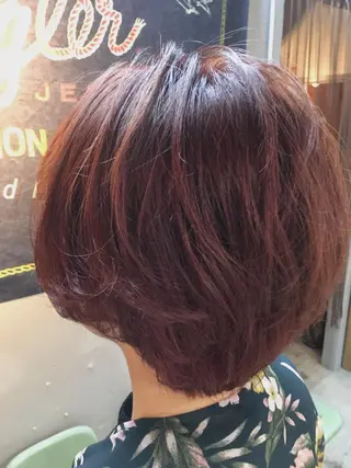 ショート カラー パーマ 代表 中島貴志のヘアスタイル