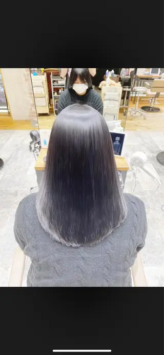 カラー 新宿/レイヤー 顔周りカット溝手優太のヘアスタイル