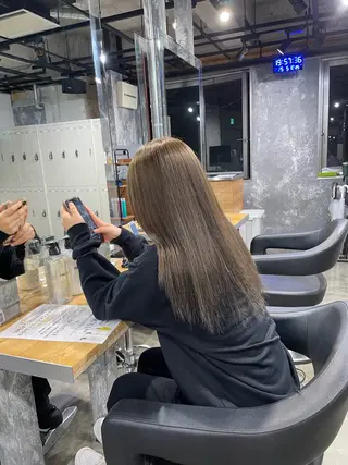 カラー 🤍ベージュ/透明感 韓国ヘア/まりん🤍のヘアスタイル