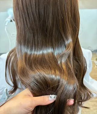 ロング 🩶透明感カラー/ 縮毛矯正LUNA🩶のヘアスタイル