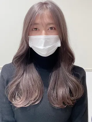 ロング カラー パーマ 小野寺瑞希 /最小顔カットのヘアスタイル