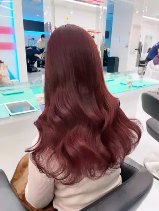 ロング 🎀モテ 暖色🎀のヘアスタイル