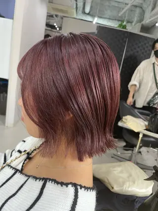 ショート カラー カットモデル 募集✨のヘアスタイル