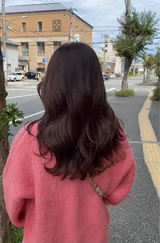 セミロング 西元 亜由美のヘアスタイル