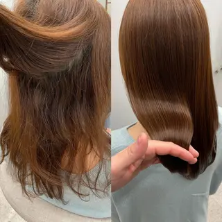 ロング カラー 指名支持率NO.1 スタイリストのヘアスタイル