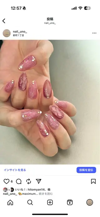 ネイル 深田 美雪のネイルデザイン