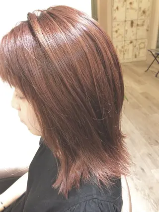 カラー 嶋村夏実🌼レイヤー 🌸白髪ぼかしのヘアスタイル