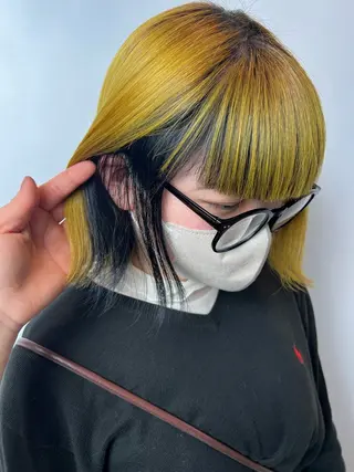 ミディアム カラー hair studio Peace所属・浅野 真惟のマツエク・マツパデザイン