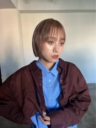 ショート ALBUM/銀座/ 💇キイチロウ💈のヘアスタイル