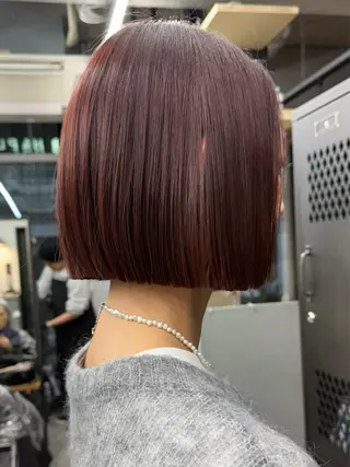 ショート 髪質改善/美髪矯正/ 小顔ボブNANAのヘアスタイル