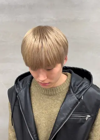 カラー メンズ 【ブリーチ特化】 イマダナツミのヘアスタイル