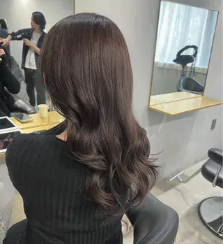 ロング カラー akane/ボブ /オリーブ/ブラウンのヘアスタイル