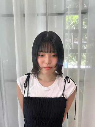 ミディアム Lumier de mashu所属・nana/ボブ/ レイヤーカットのヘアスタイル