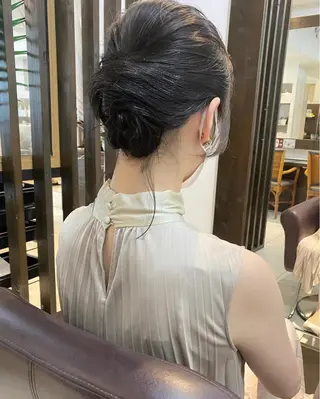 ミディアム ヘアアレンジ アレンジ&ショート 💙YUKINOのヘアスタイル