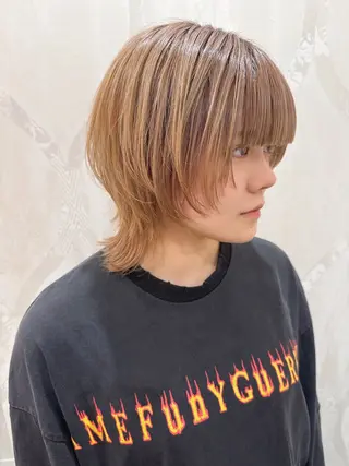 ショート カラー 原田 健斗のヘアスタイル