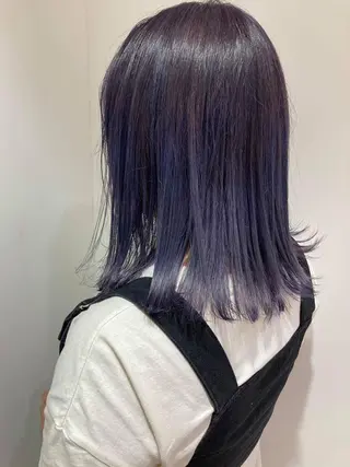 ミディアム カラー ヘアアレンジ 福壽 優奈のヘアスタイル