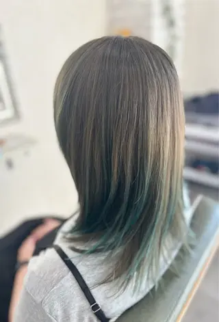 ミディアム カラー HAIR&LIFE Omote町田店所属・ヘアーアンドライフ オモテのヘアスタイル
