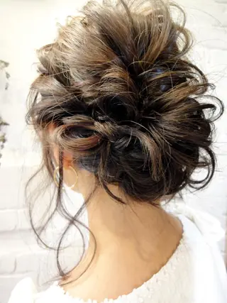 ミディアム まつパ・ヘアセット ♡Chinami♡のマツエク・マツパデザイン