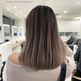 ミディアム カラー JILBLAN京都 ショート/ハイライトのヘアスタイル