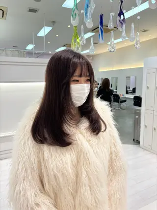 セミロング ParveMix 🐾鳥取彩花のヘアスタイル