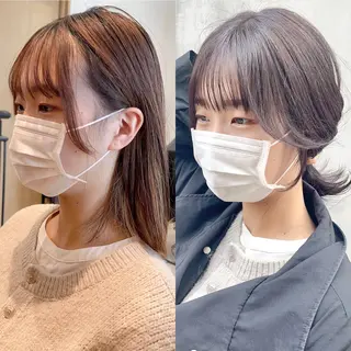 ロング カラー ヘアアレンジ DX SHARE SALON 原宿店所属・レイヤーカット/ 田中 しょうのヘアスタイル