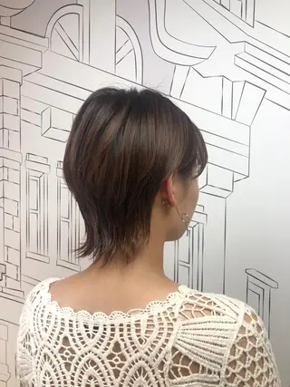 ショート カラー レイヤー,ボブ / 彩未のヘアスタイル