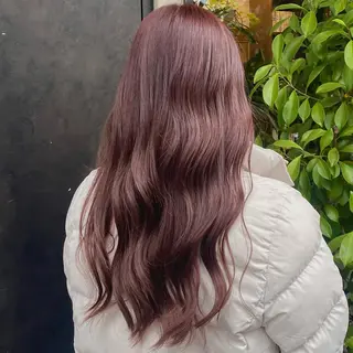 ロング カラー 比嘉 陽のヘアスタイル