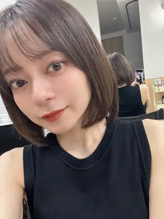 ショート AITOKYO Ｓ渋谷所属・渋谷/透明感カラー/ 歩夢のヘアスタイル
