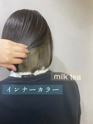 ショート カラー 舟橋 りんかのヘアスタイル