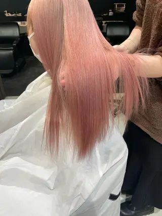 ロング カラー hairsalon de Forever本店所属・笠原未稀/カット・ ハイライトモデルのヘアスタイル