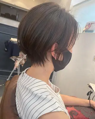 ショート カラーが上手い 辻悠月のヘアスタイル