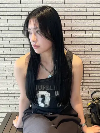 ロング 園田 渉 ◤SHIKIO◢のヘアスタイル