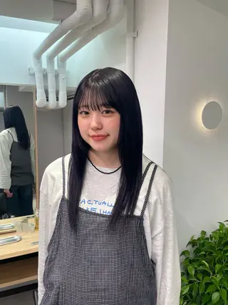 カラー とば みゆうのヘアスタイル