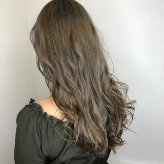 ロング カラー リルウヘアー 天王寺のヘアスタイル