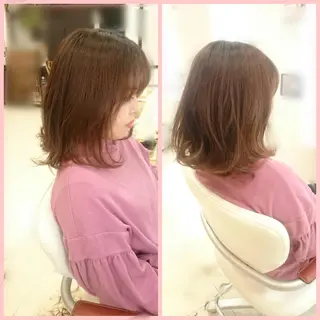 セミロング Hair VERDEのヘアスタイル