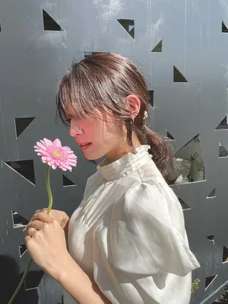 ロング 近藤 若菜のヘアスタイル