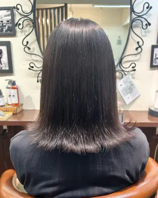 ミディアム allure所属・【髪質改善】ena 縮毛矯正/落合/新宿のヘアスタイル