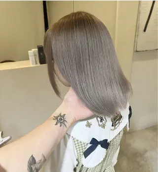 ミディアム 艶髪カラー✨似合わせ No.1🥇渡辺康貴のヘアスタイル