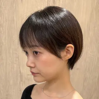 ショート ガレリアエレガンテ名駅店所属・【ショート/ボブ 丸みショート】深萱のヘアスタイル