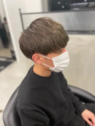 ショート カラー メンズ いなみね はるきのヘアスタイル