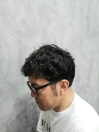 パーマ 🫟メンズパーマ地域 最安値🫟✂藤原のヘアスタイル