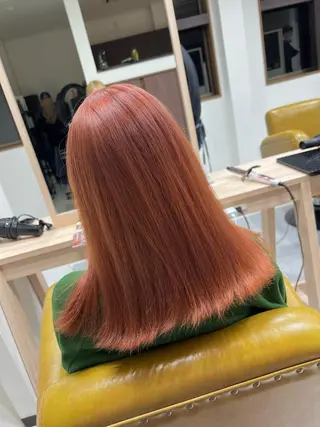 セミロング カラー 猪瀬 尚希のヘアスタイル